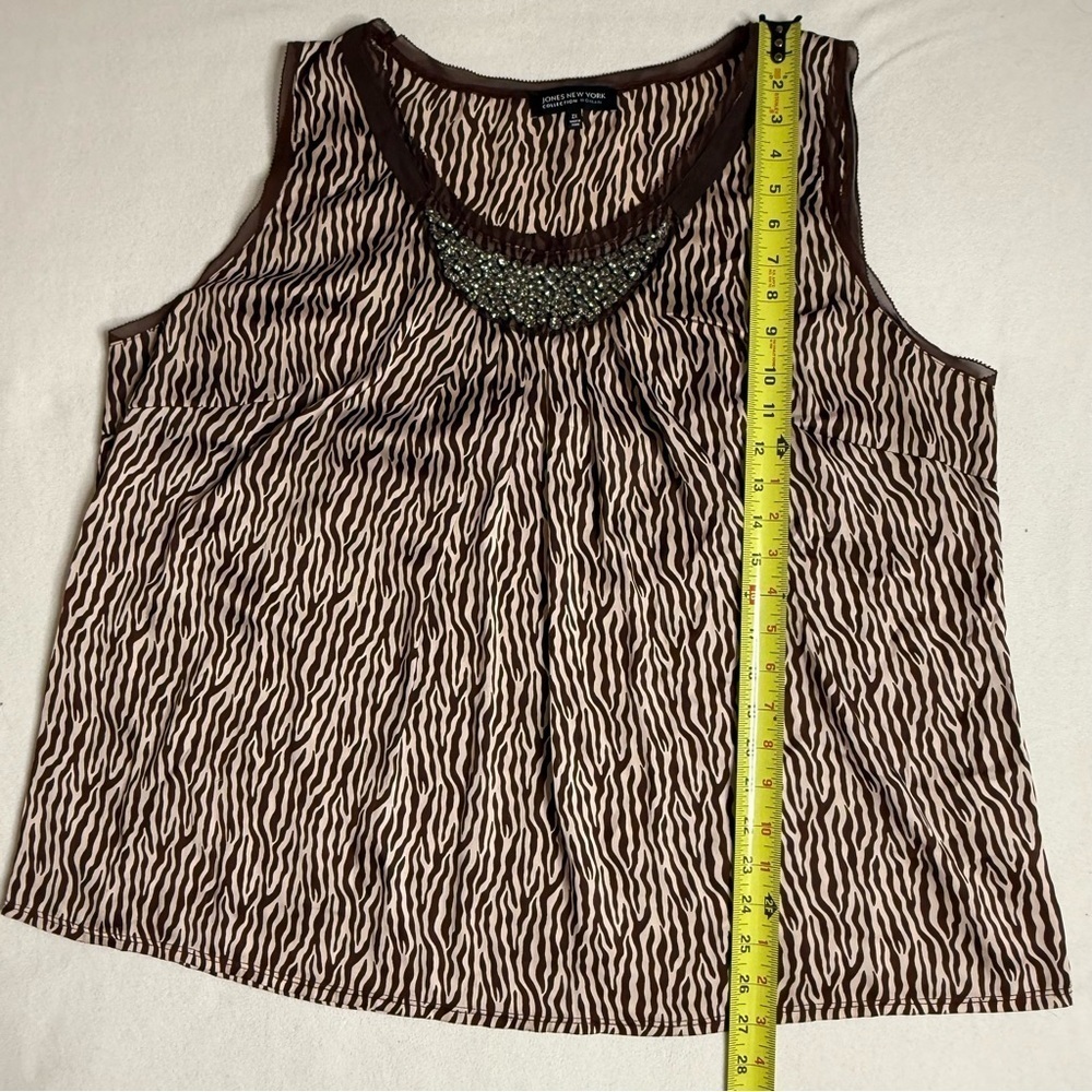 Jones New York Jewel Neck Tank Top - Picture 7 of 7